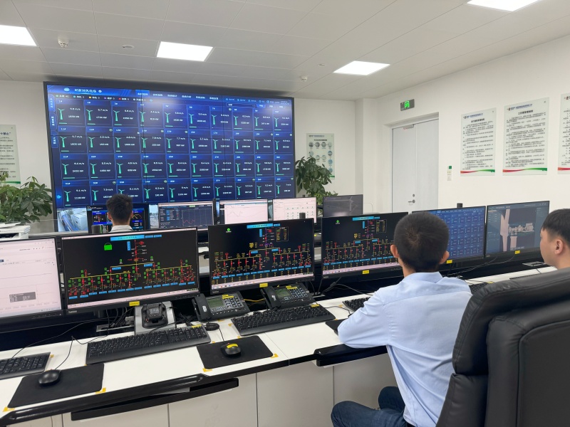 湖南首個規模化平原混塔風電項目實現全容量並網發電。人民網記者 林洛頫攝