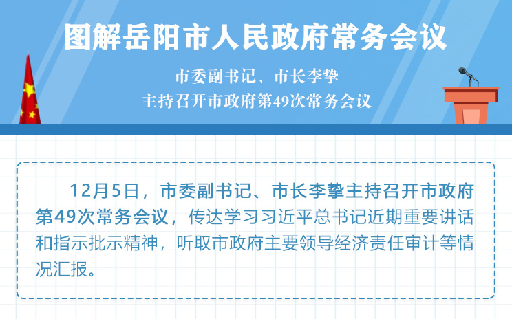 圖解：嶽陽市人民政府第49次常務會議